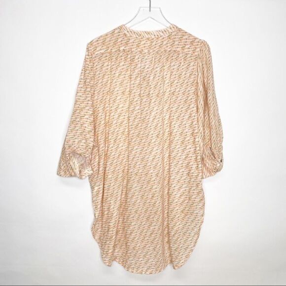 Anthropologie Maeve Lena Yarn Dyed Printed Tunic Top Small - Picture 5 of 15